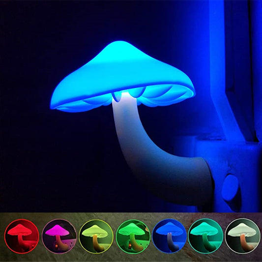 Mushroom Shape LED Night Lights certified by owrner